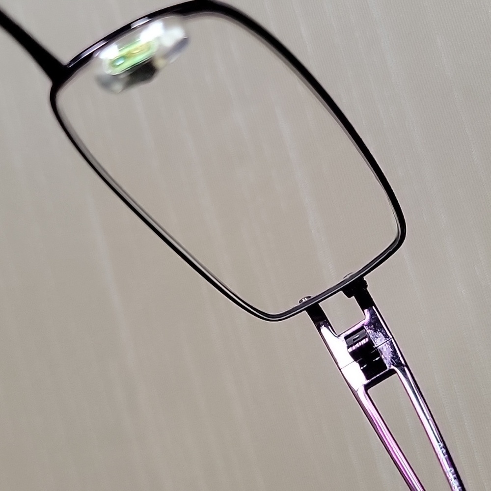 Versace Stylish Black Rectangular Glasses - image 8